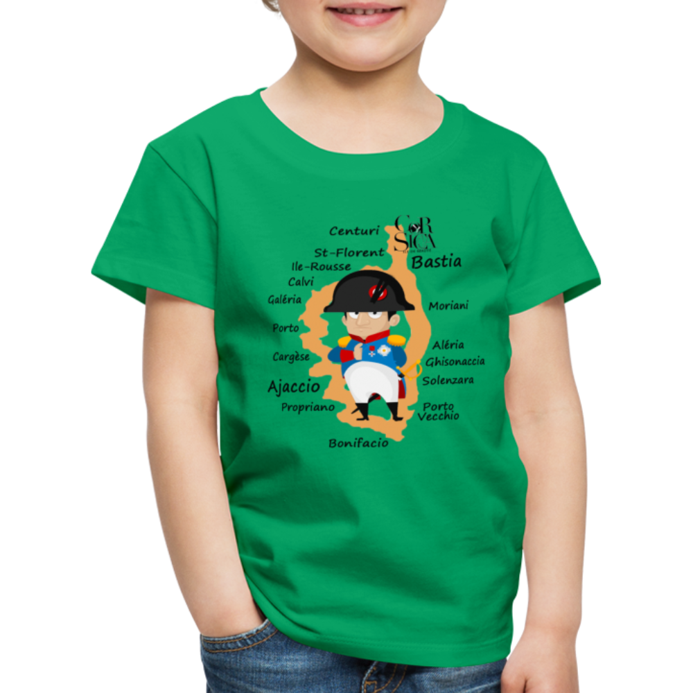 T-shirt Premium Enfant Napoléon Corsica - Ochju Ochju vert / 98/104 (2 ans) SPOD T-shirt Premium Enfant T-shirt Premium Enfant Napoléon Corsica