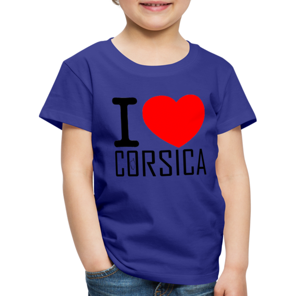 T-shirt Premium Enfant i Love Corsica - Ochju Ochju bleu roi / 98/104 (2 ans) SPOD T-shirt Premium Enfant T-shirt Premium Enfant i Love Corsica