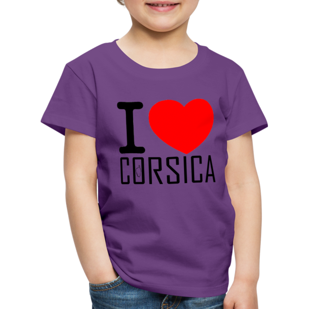 T-shirt Premium Enfant i Love Corsica - Ochju Ochju violet / 98/104 (2 ans) SPOD T-shirt Premium Enfant T-shirt Premium Enfant i Love Corsica