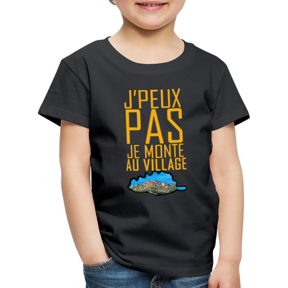 T-shirt Premium Enfant Je Monte au Village - Ochju Ochju noir / 98/104 (2 ans) SPOD T-shirt Premium Enfant T-shirt Premium Enfant Je Monte au Village