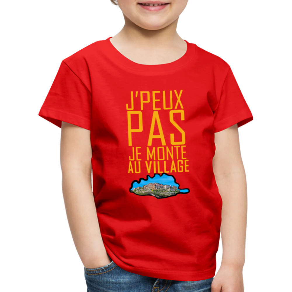 T-shirt Premium Enfant Je Monte au Village - Ochju Ochju rouge / 98/104 (2 ans) SPOD T-shirt Premium Enfant T-shirt Premium Enfant Je Monte au Village