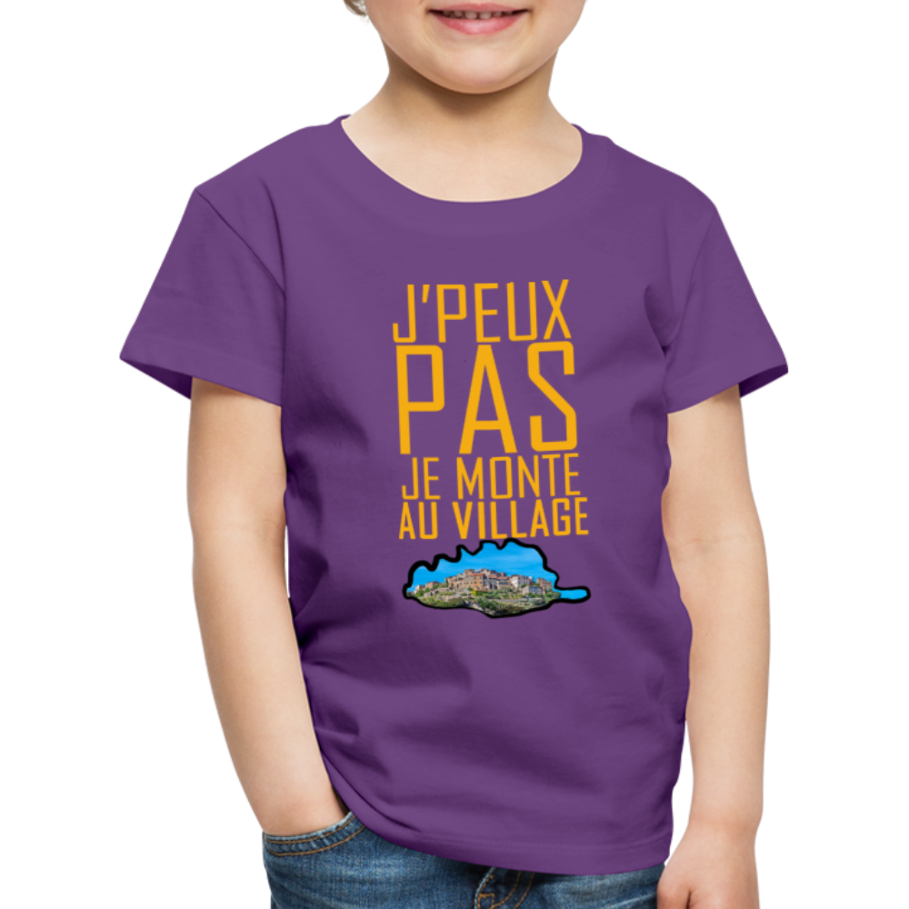 T-shirt Premium Enfant Je Monte au Village - Ochju Ochju violet / 98/104 (2 ans) SPOD T-shirt Premium Enfant T-shirt Premium Enfant Je Monte au Village