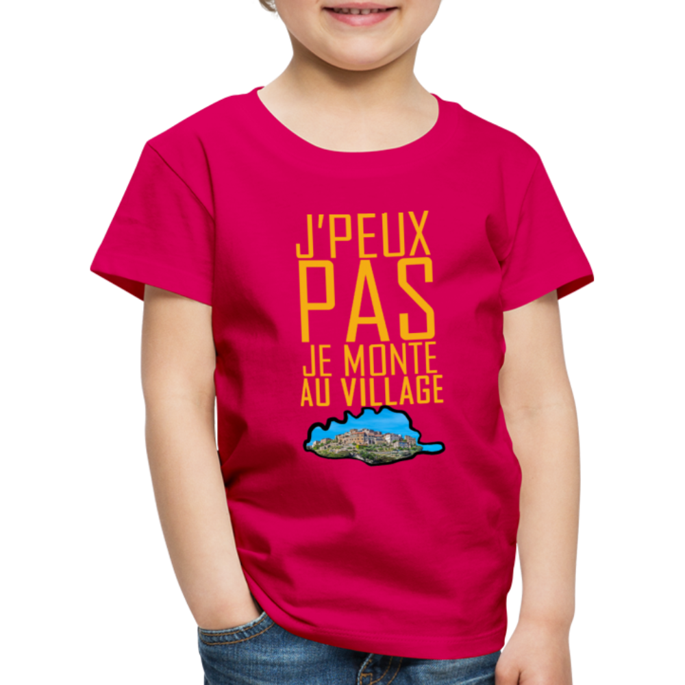 T-shirt Premium Enfant Je Monte au Village - Ochju Ochju rubis / 98/104 (2 ans) SPOD T-shirt Premium Enfant T-shirt Premium Enfant Je Monte au Village