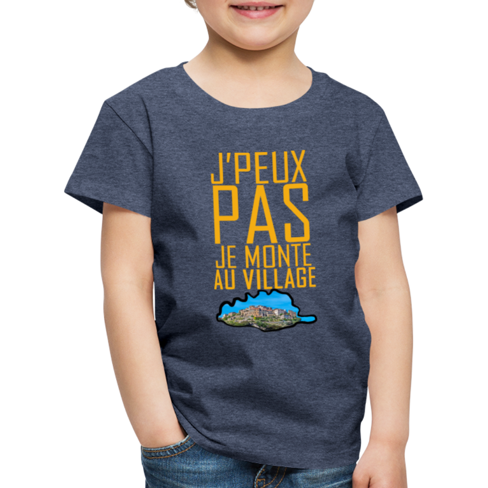 T-shirt Premium Enfant Je Monte au Village - Ochju Ochju bleu chiné / 98/104 (2 ans) SPOD T-shirt Premium Enfant T-shirt Premium Enfant Je Monte au Village