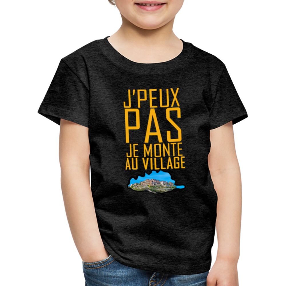 T-shirt Premium Enfant Je Monte au Village - Ochju Ochju charbon / 98/104 (2 ans) SPOD T-shirt Premium Enfant T-shirt Premium Enfant Je Monte au Village