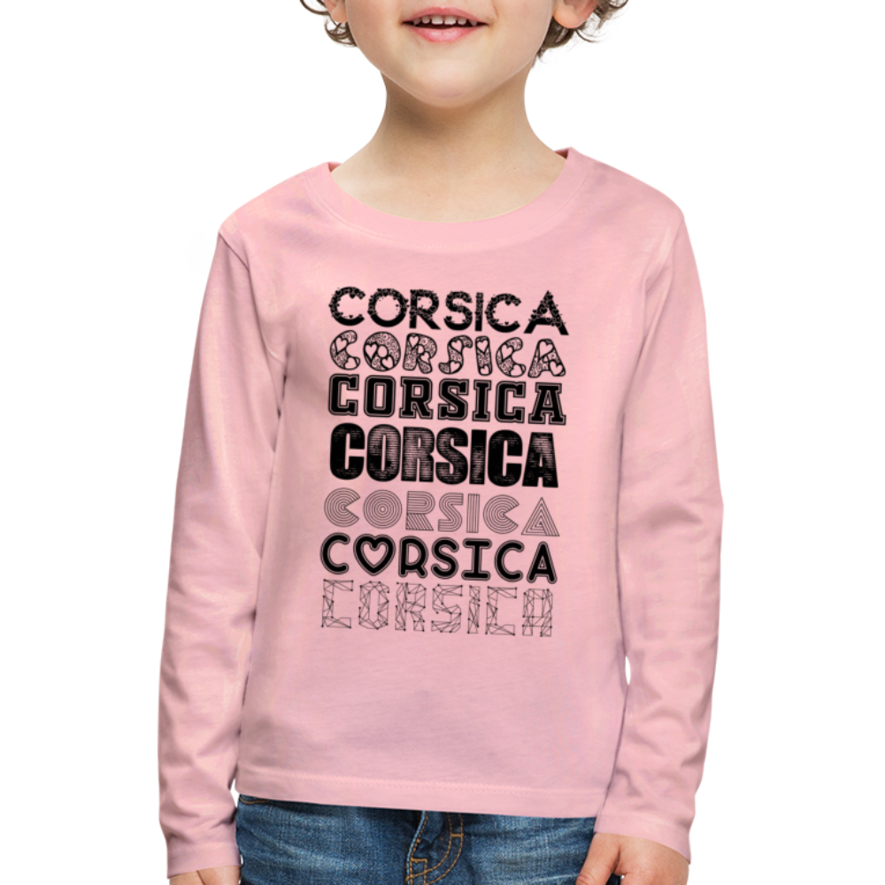T-shirt ML Enfant Corsica - Ochju Ochju rose liberty / 98/104 (2 ans) SPOD T-shirt manches longues Premium Enfant T-shirt ML Enfant Corsica