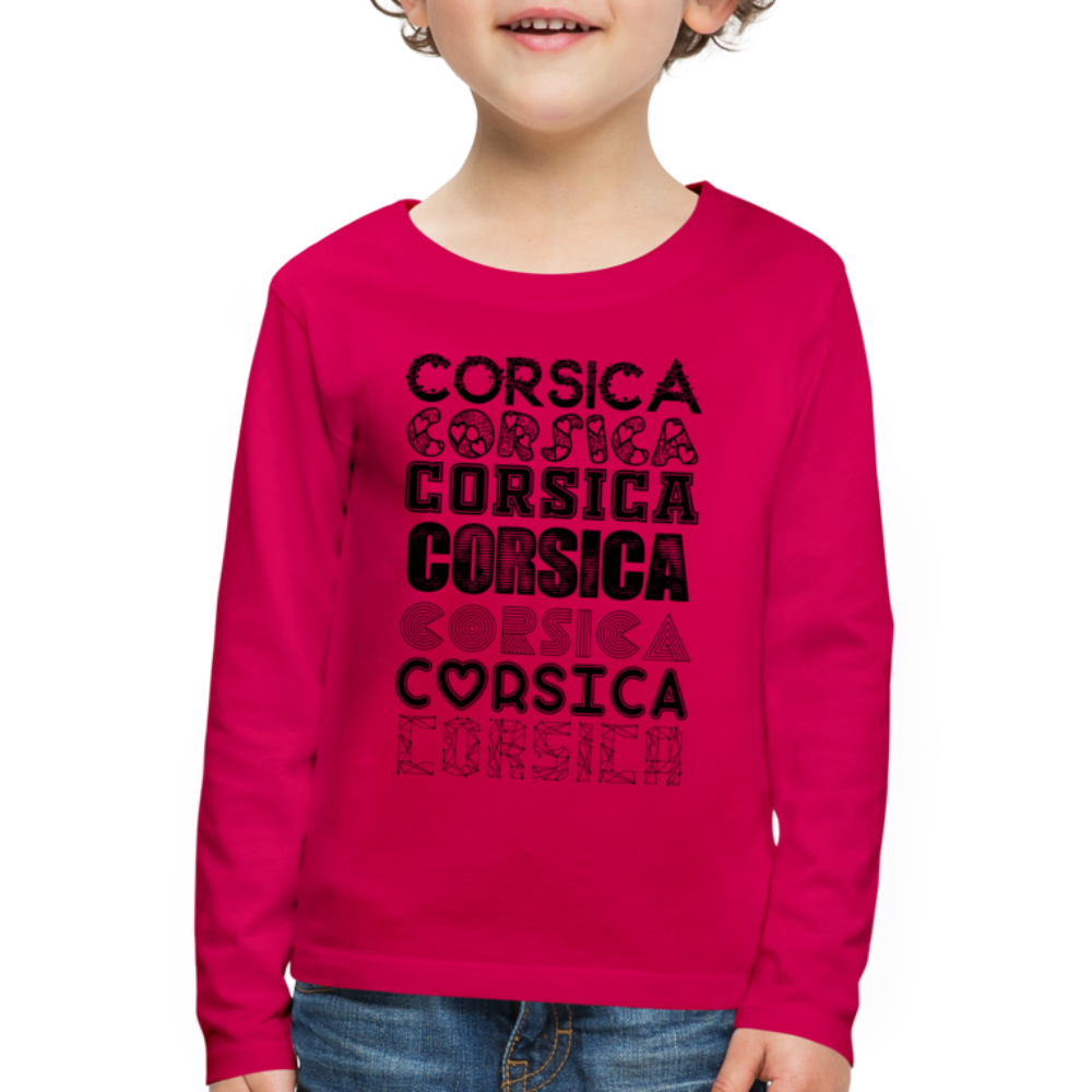 T-shirt ML Enfant Corsica - Ochju Ochju rubis / 98/104 (2 ans) SPOD T-shirt manches longues Premium Enfant T-shirt ML Enfant Corsica