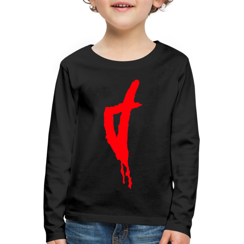 T-shirt ML Enfant Corse Rouge - Ochju Ochju noir / 98/104 (2 ans) SPOD T-shirt manches longues Premium Enfant T-shirt ML Enfant Corse Rouge