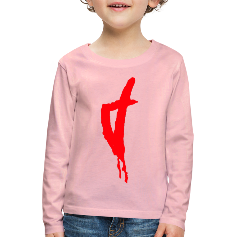 T-shirt ML Enfant Corse Rouge - Ochju Ochju rose liberty / 98/104 (2 ans) SPOD T-shirt manches longues Premium Enfant T-shirt ML Enfant Corse Rouge