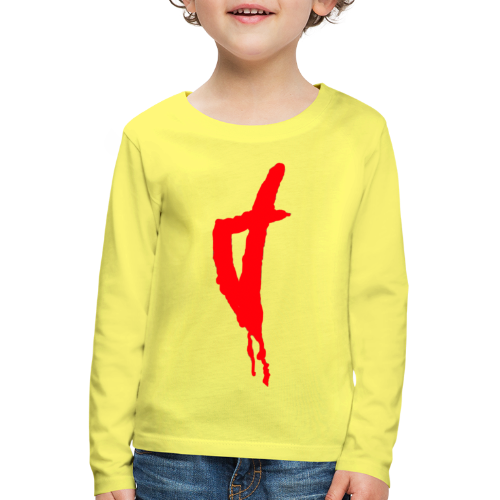 T-shirt ML Enfant Corse Rouge - Ochju Ochju jaune / 98/104 (2 ans) SPOD T-shirt manches longues Premium Enfant T-shirt ML Enfant Corse Rouge