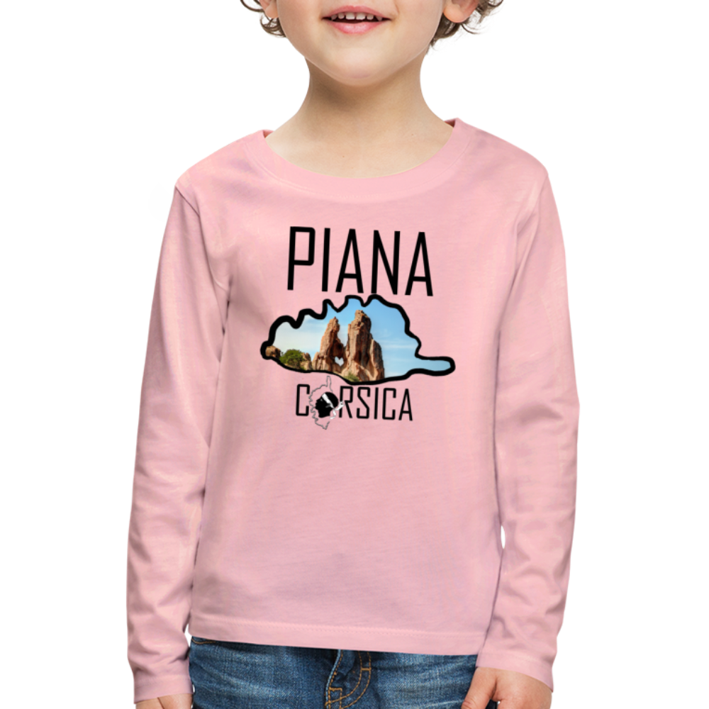 T-shirt ML Enfant Piana Corsica - Ochju Ochju rose liberty / 98/104 (2 ans) SPOD T-shirt manches longues Premium Enfant T-shirt ML Enfant Piana Corsica