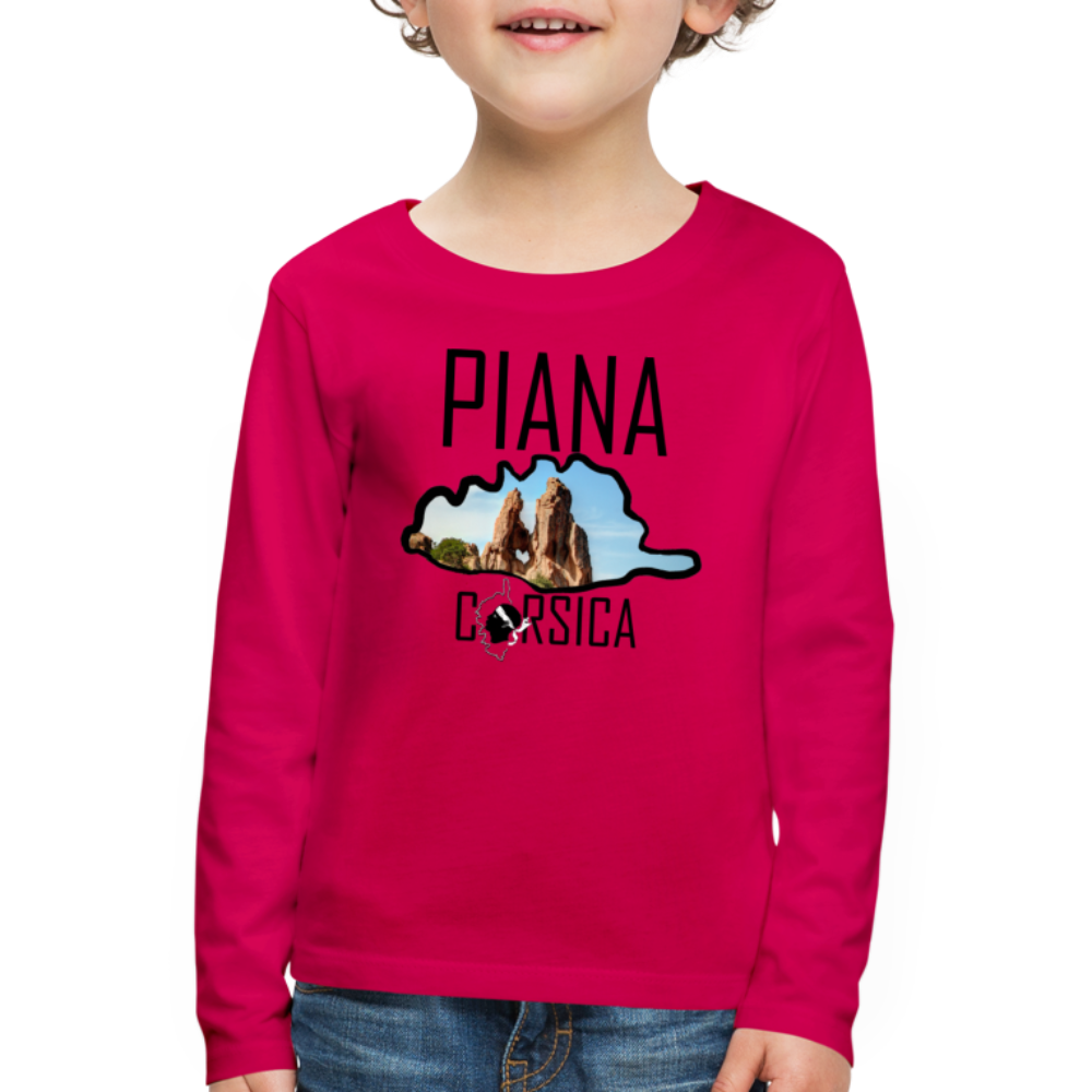 T-shirt ML Enfant Piana Corsica - Ochju Ochju rubis / 98/104 (2 ans) SPOD T-shirt manches longues Premium Enfant T-shirt ML Enfant Piana Corsica