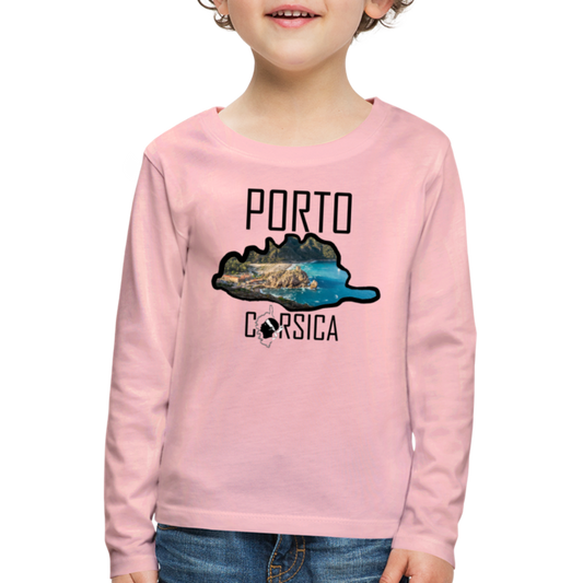 T-shirt ML Enfant Porto Corsica - Ochju Ochju rose liberty / 98/104 (2 ans) SPOD T-shirt manches longues Premium Enfant T-shirt ML Enfant Porto Corsica