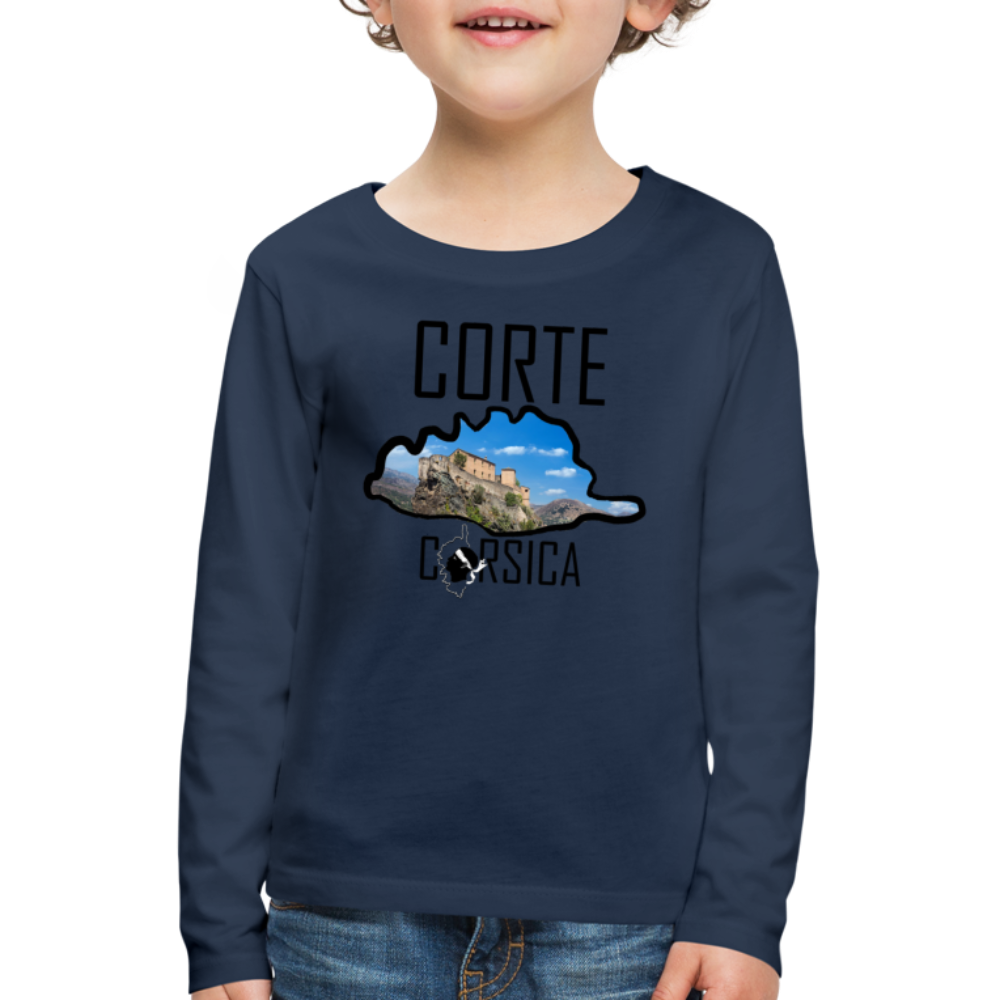 T-shirt ML Enfant Corte Corsica - Ochju Ochju bleu marine / 98/104 (2 ans) SPOD T-shirt manches longues Premium Enfant T-shirt ML Enfant Corte Corsica