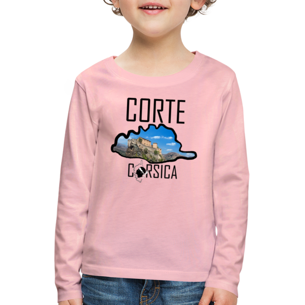 T-shirt ML Enfant Corte Corsica - Ochju Ochju rose liberty / 98/104 (2 ans) SPOD T-shirt manches longues Premium Enfant T-shirt ML Enfant Corte Corsica