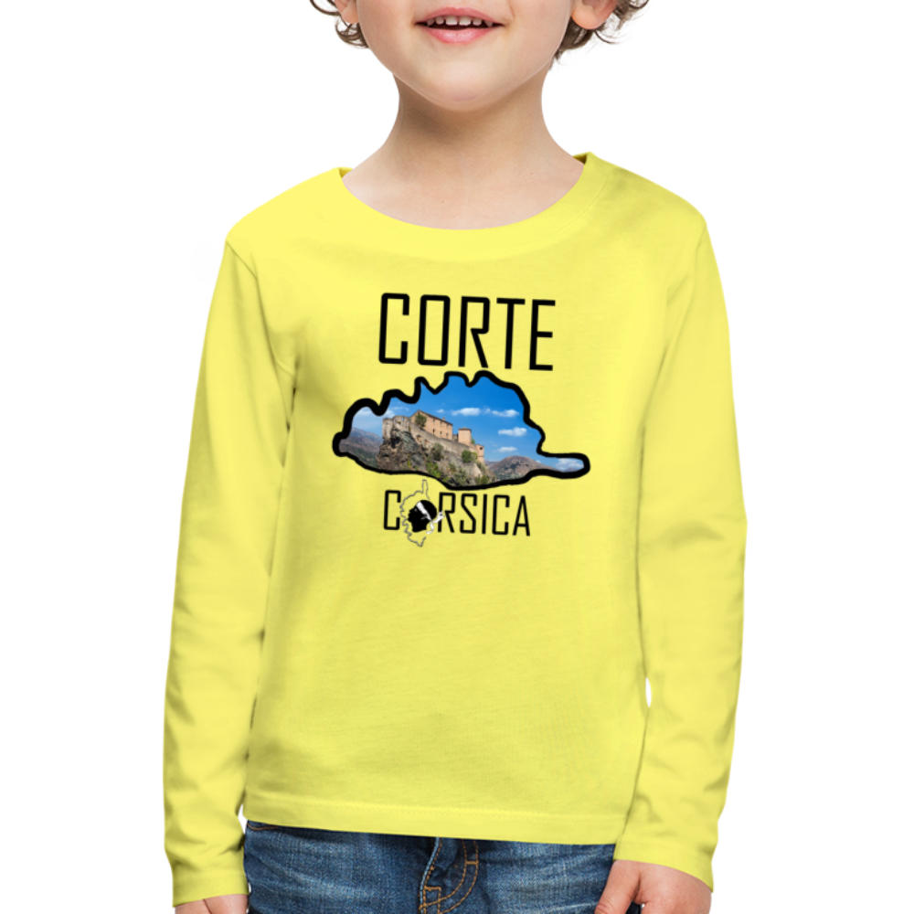 T-shirt ML Enfant Corte Corsica - Ochju Ochju jaune / 98/104 (2 ans) SPOD T-shirt manches longues Premium Enfant T-shirt ML Enfant Corte Corsica