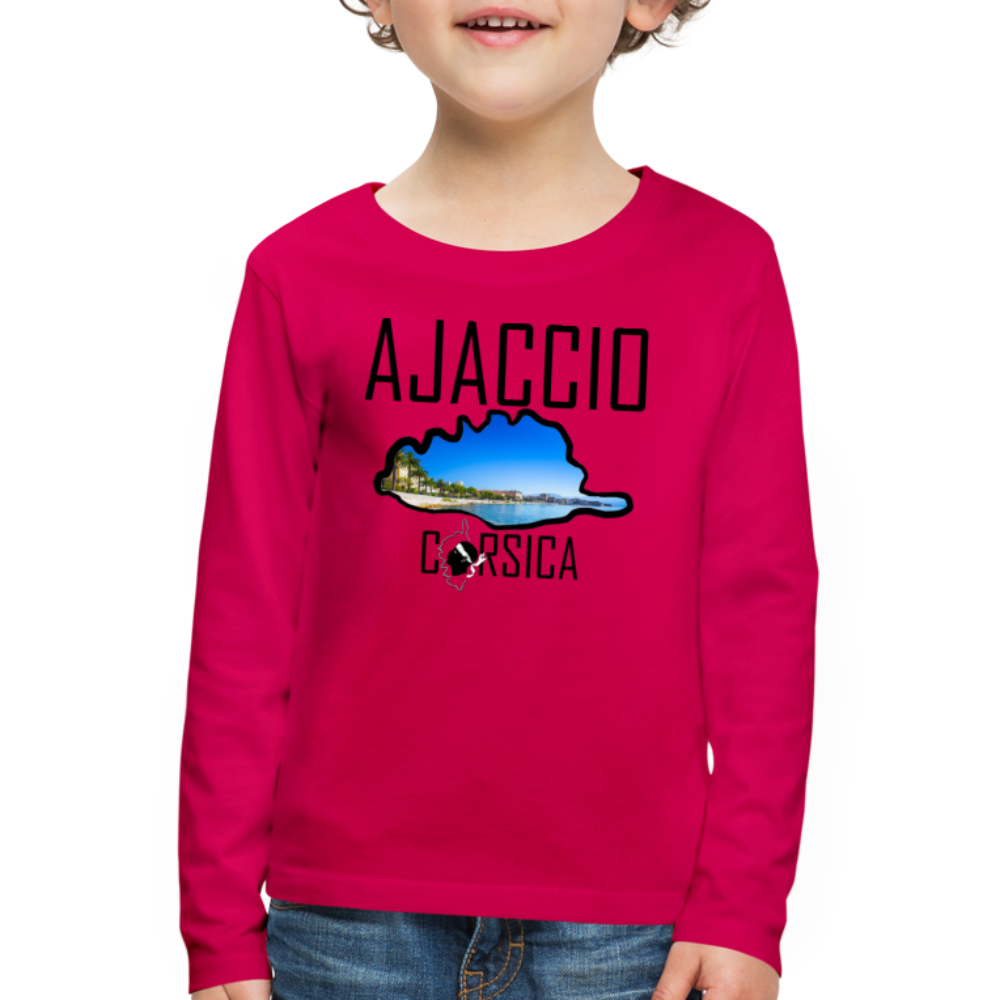 T-shirt ML Enfant Ajaccio Corsica - Ochju Ochju rubis / 98/104 (2 ans) SPOD T-shirt manches longues Premium Enfant T-shirt ML Enfant Ajaccio Corsica