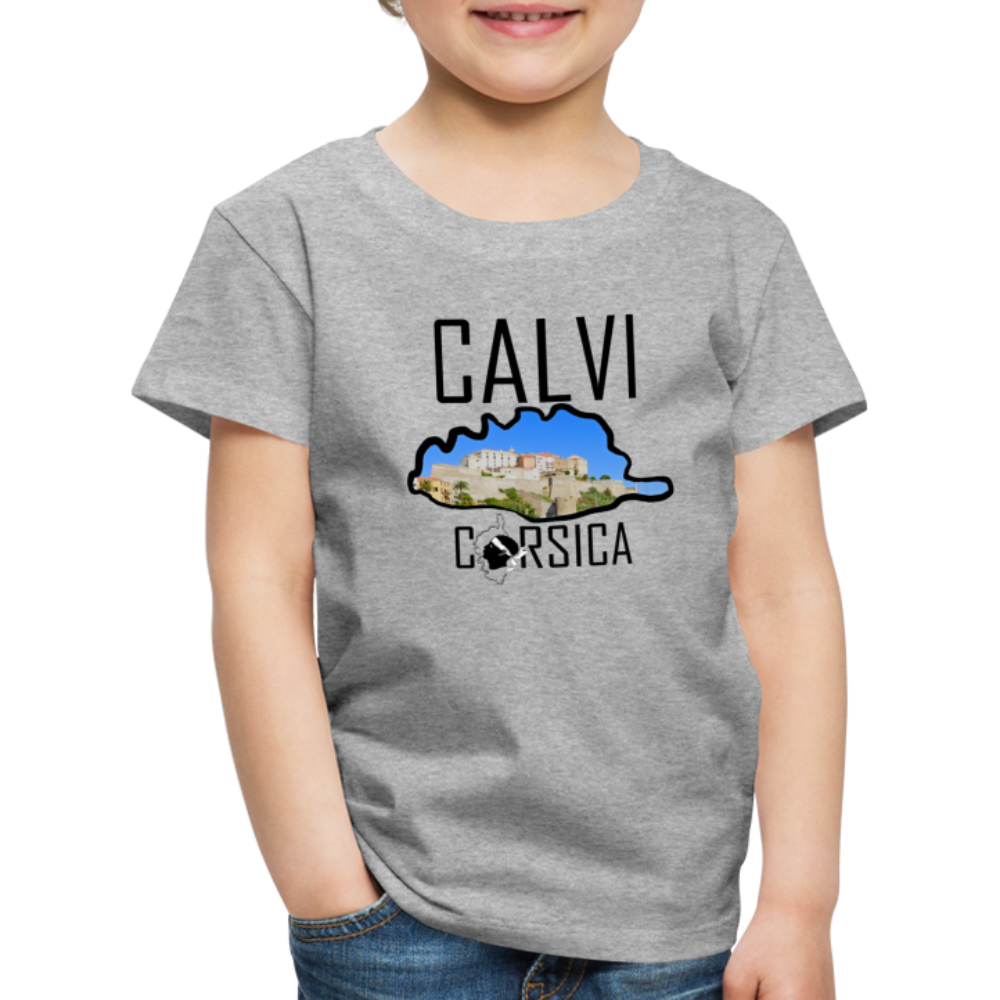 T-shirt Premium Enfant Calvi Corsica - Ochju Ochju gris chiné / 98/104 (2 ans) SPOD T-shirt Premium Enfant T-shirt Premium Enfant Calvi Corsica