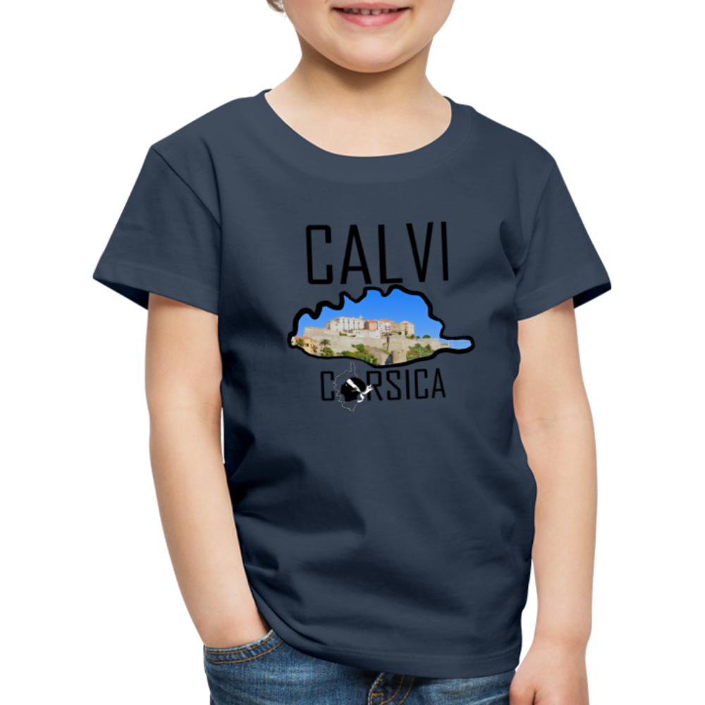 T-shirt Premium Enfant Calvi Corsica - Ochju Ochju bleu marine / 98/104 (2 ans) SPOD T-shirt Premium Enfant T-shirt Premium Enfant Calvi Corsica