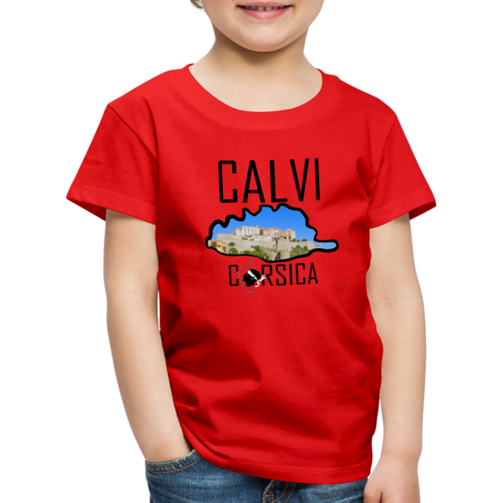 T-shirt Premium Enfant Calvi Corsica - Ochju Ochju rouge / 98/104 (2 ans) SPOD T-shirt Premium Enfant T-shirt Premium Enfant Calvi Corsica