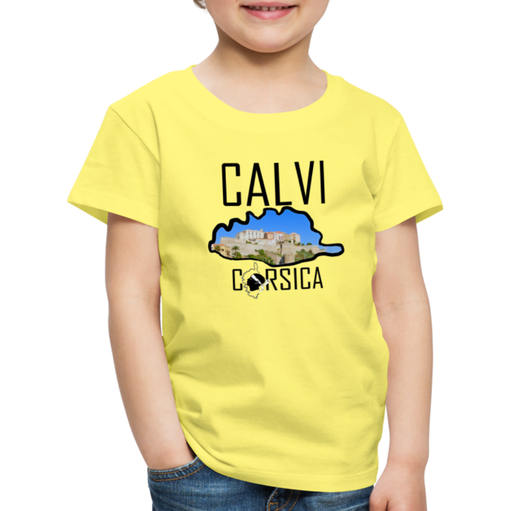 T-shirt Premium Enfant Calvi Corsica - Ochju Ochju jaune / 98/104 (2 ans) SPOD T-shirt Premium Enfant T-shirt Premium Enfant Calvi Corsica