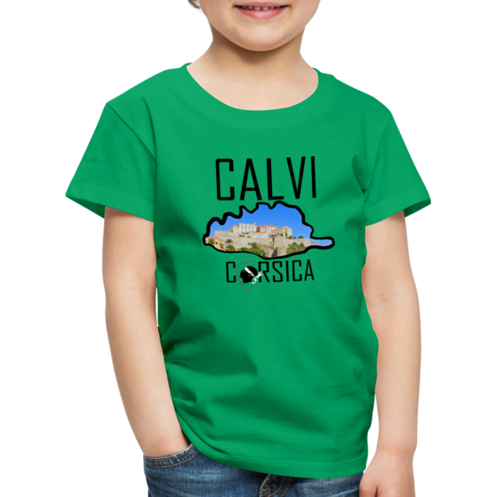 T-shirt Premium Enfant Calvi Corsica - Ochju Ochju vert / 98/104 (2 ans) SPOD T-shirt Premium Enfant T-shirt Premium Enfant Calvi Corsica