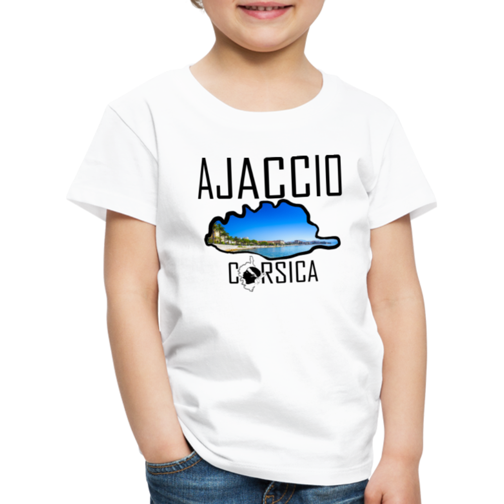 T-shirt Premium Enfant Ajaccio Corsica - Ochju Ochju blanc / 98/104 (2 ans) SPOD T-shirt Premium Enfant T-shirt Premium Enfant Ajaccio Corsica
