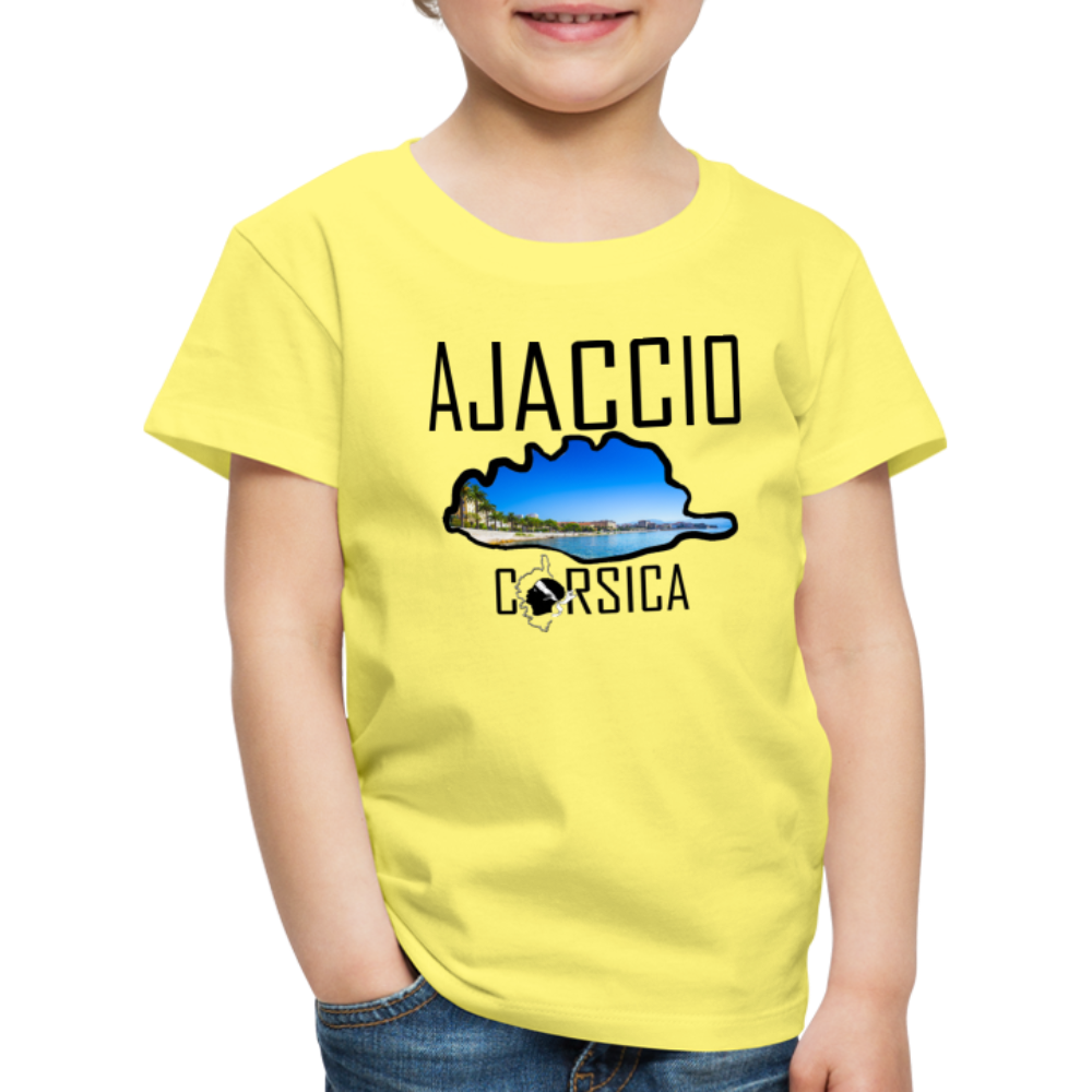 T-shirt Premium Enfant Ajaccio Corsica - Ochju Ochju jaune / 98/104 (2 ans) SPOD T-shirt Premium Enfant T-shirt Premium Enfant Ajaccio Corsica