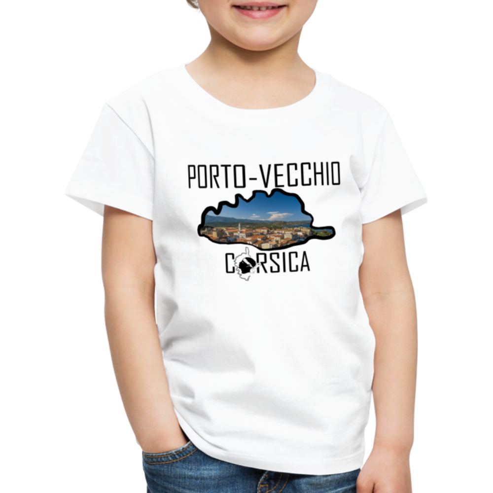 T-shirt Premium Enfant Porto-Vecchio - Ochju Ochju blanc / 98/104 (2 ans) SPOD T-shirt Premium Enfant T-shirt Premium Enfant Porto-Vecchio