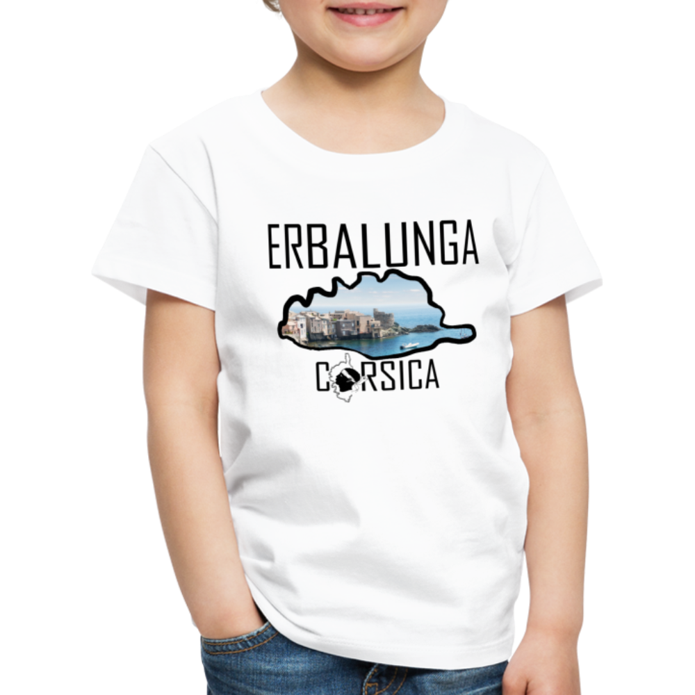T-shirt Premium Enfant Erbalunga Corsica - Ochju Ochju blanc / 98/104 (2 ans) SPOD T-shirt Premium Enfant T-shirt Premium Enfant Erbalunga Corsica