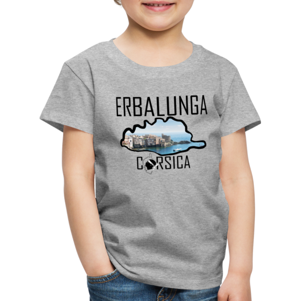 T-shirt Premium Enfant Erbalunga Corsica - Ochju Ochju gris chiné / 98/104 (2 ans) SPOD T-shirt Premium Enfant T-shirt Premium Enfant Erbalunga Corsica
