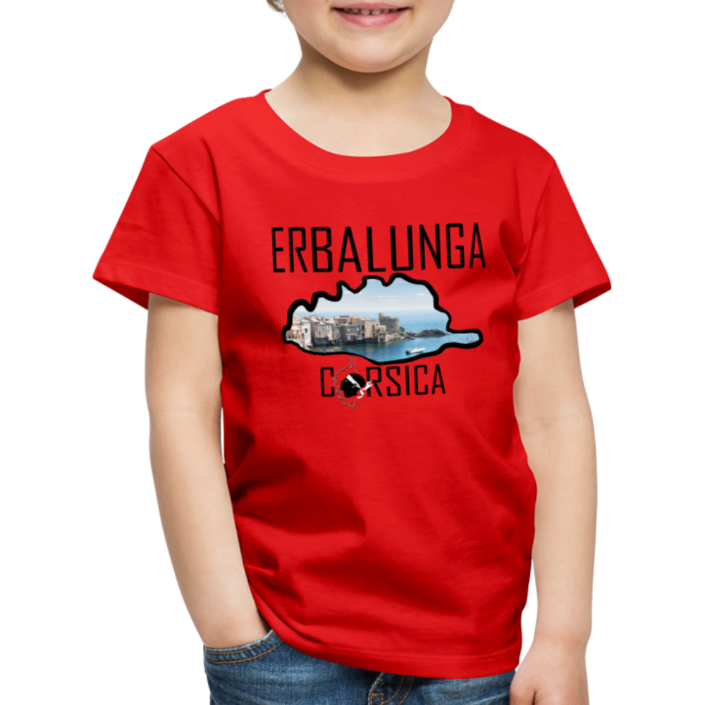 T-shirt Premium Enfant Erbalunga Corsica - Ochju Ochju rouge / 98/104 (2 ans) SPOD T-shirt Premium Enfant T-shirt Premium Enfant Erbalunga Corsica