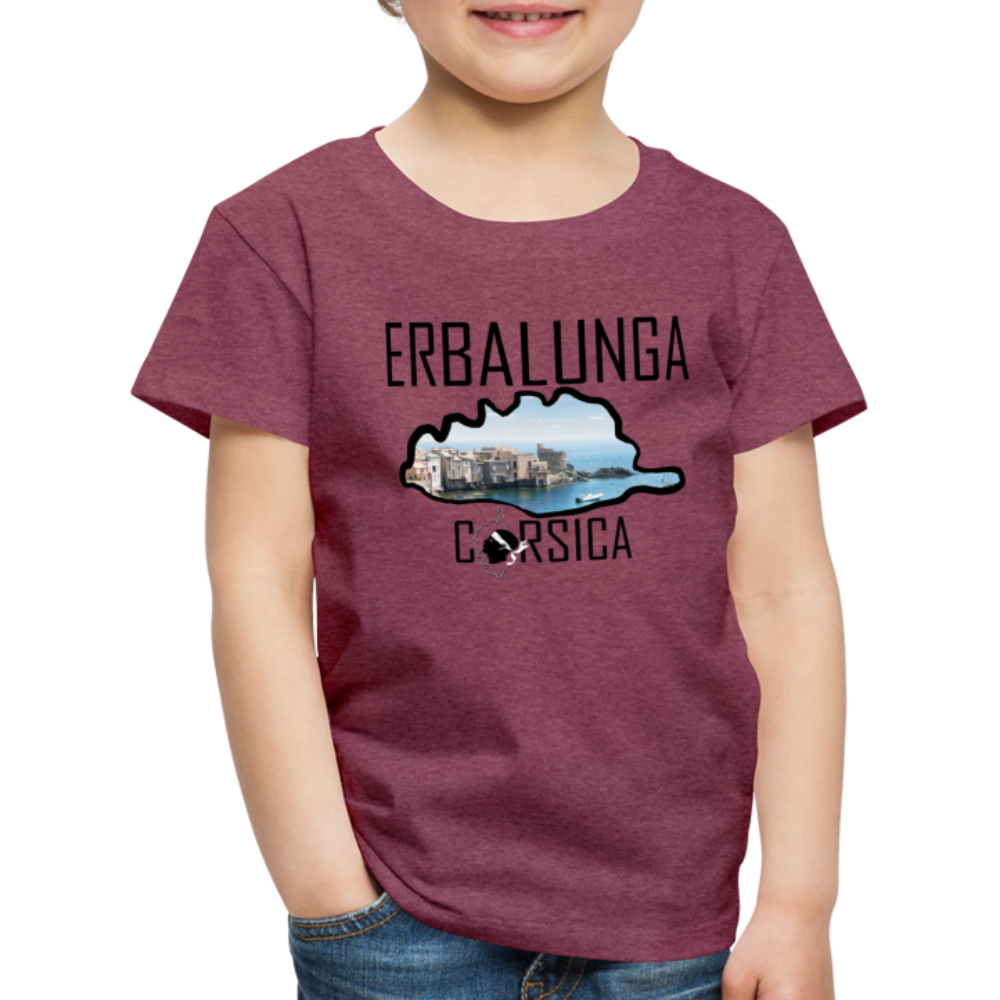 T-shirt Premium Enfant Erbalunga Corsica - Ochju Ochju rouge bordeaux chiné / 98/104 (2 ans) SPOD T-shirt Premium Enfant T-shirt Premium Enfant Erbalunga Corsica