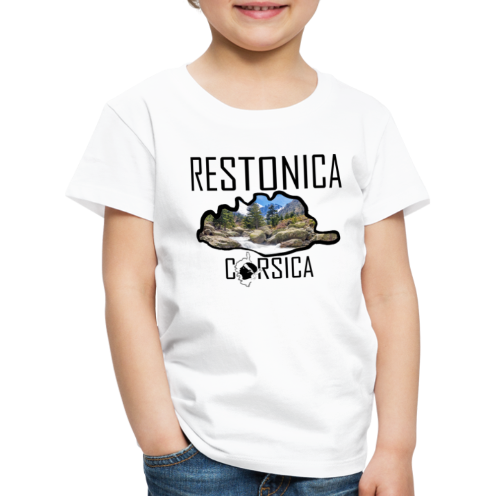 T-shirt Premium Enfant La Restonica - Ochju Ochju blanc / 98/104 (2 ans) SPOD T-shirt Premium Enfant T-shirt Premium Enfant La Restonica