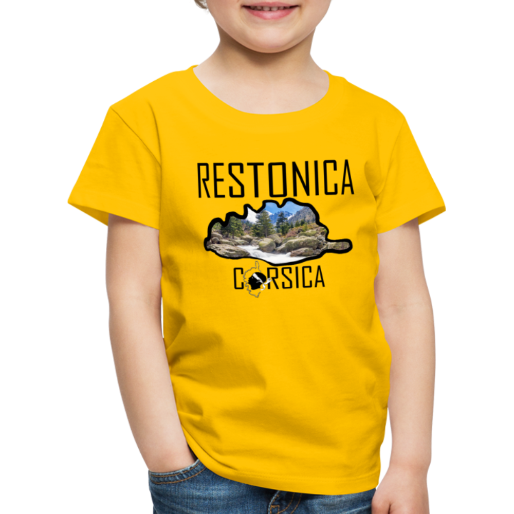 T-shirt Premium Enfant La Restonica - Ochju Ochju jaune soleil / 98/104 (2 ans) SPOD T-shirt Premium Enfant T-shirt Premium Enfant La Restonica
