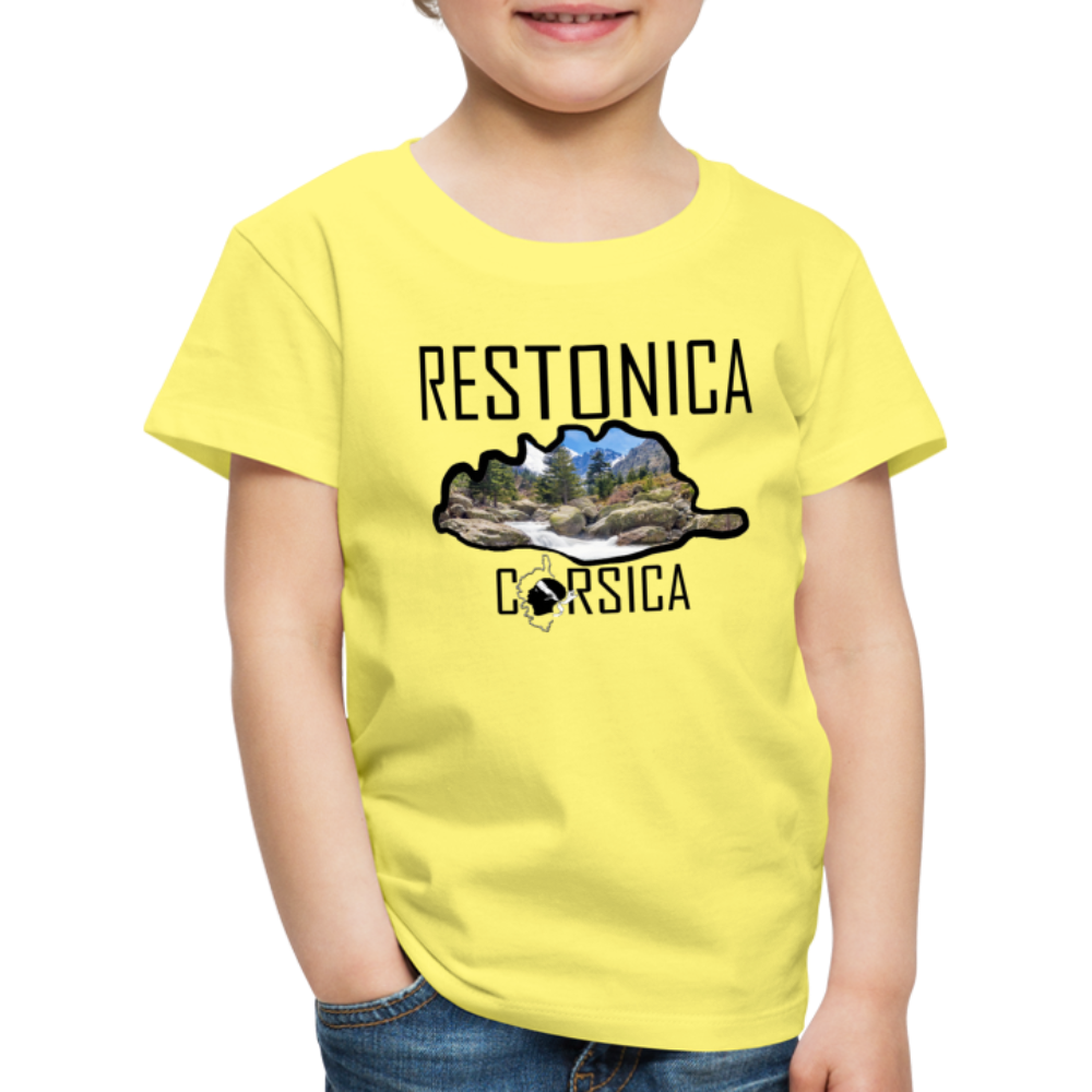 T-shirt Premium Enfant La Restonica - Ochju Ochju jaune / 98/104 (2 ans) SPOD T-shirt Premium Enfant T-shirt Premium Enfant La Restonica