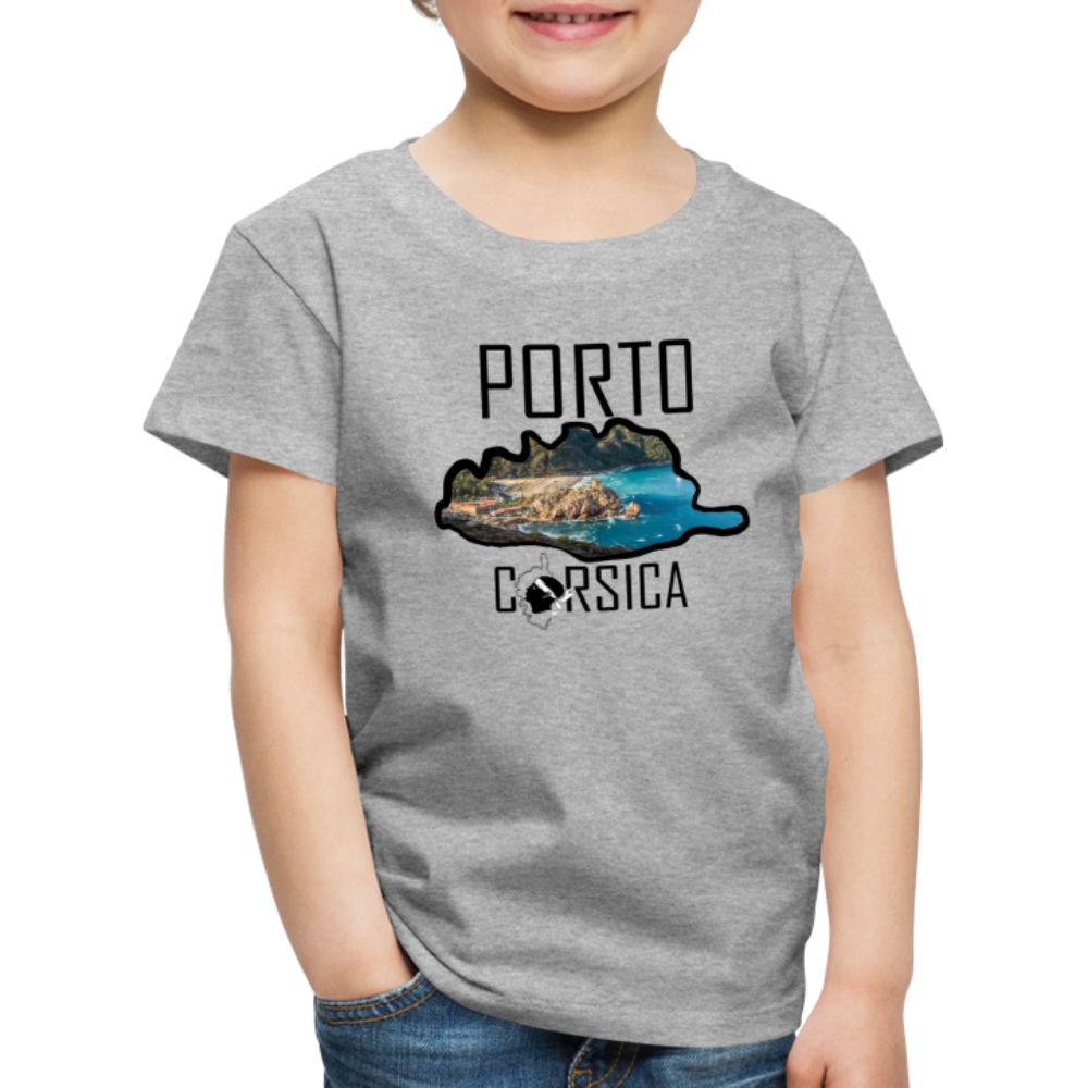 T-shirt Premium Enfant Porto Corsica - Ochju Ochju gris chiné / 98/104 (2 ans) SPOD T-shirt Premium Enfant T-shirt Premium Enfant Porto Corsica