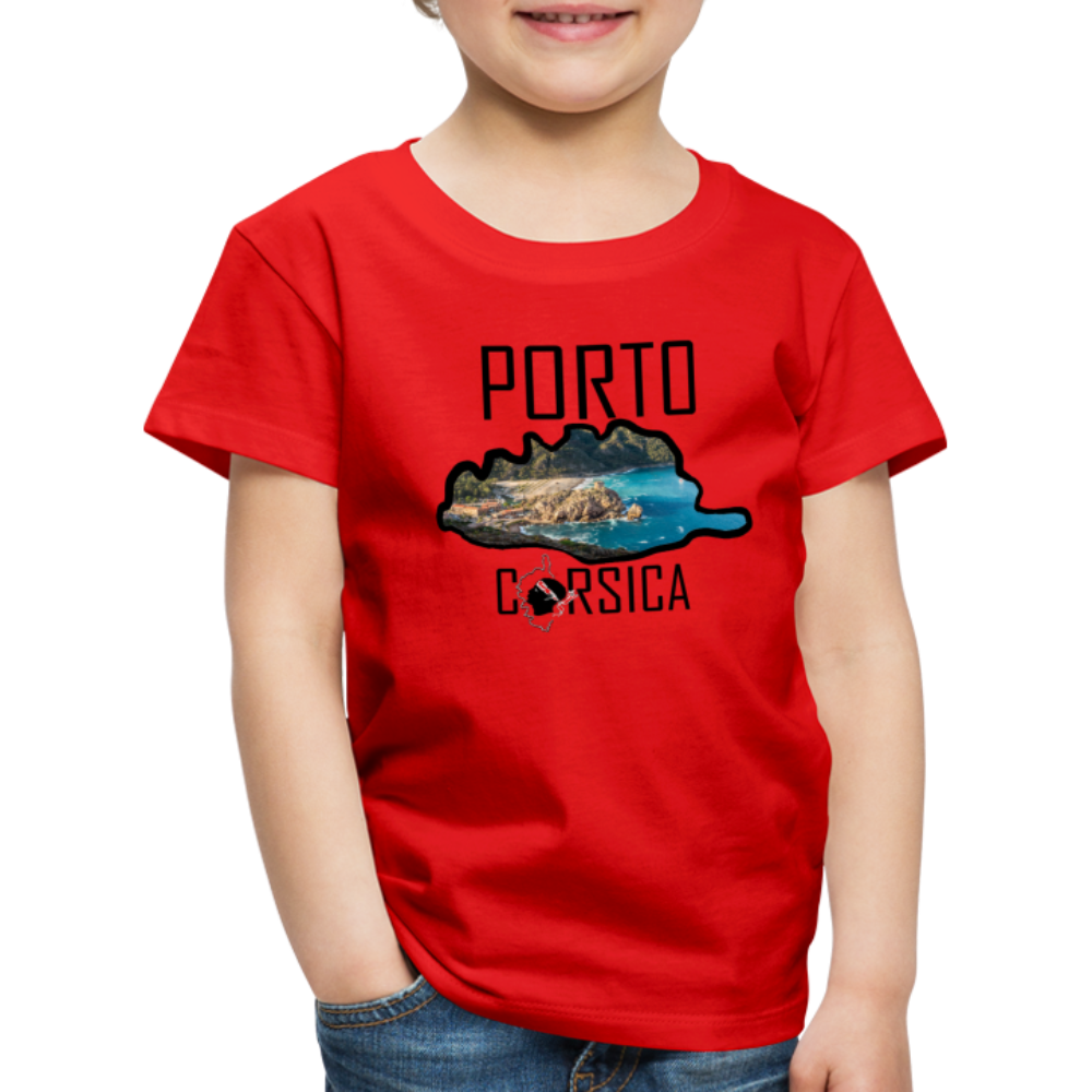 T-shirt Premium Enfant Porto Corsica - Ochju Ochju rouge / 98/104 (2 ans) SPOD T-shirt Premium Enfant T-shirt Premium Enfant Porto Corsica