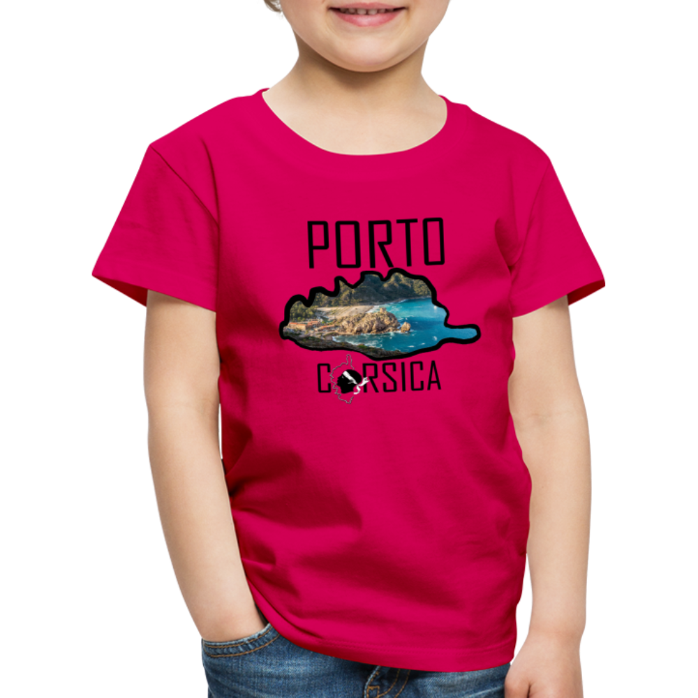 T-shirt Premium Enfant Porto Corsica - Ochju Ochju rubis / 98/104 (2 ans) SPOD T-shirt Premium Enfant T-shirt Premium Enfant Porto Corsica