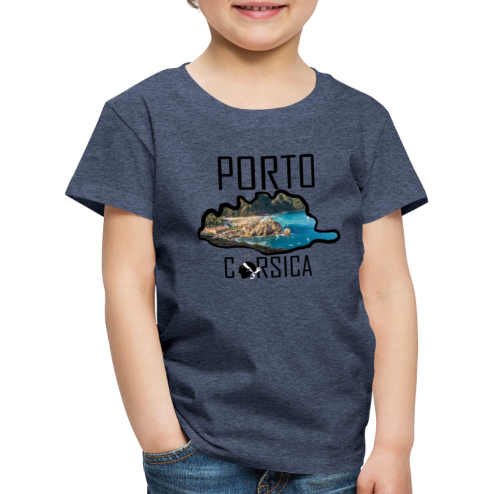 T-shirt Premium Enfant Porto Corsica - Ochju Ochju bleu chiné / 98/104 (2 ans) SPOD T-shirt Premium Enfant T-shirt Premium Enfant Porto Corsica