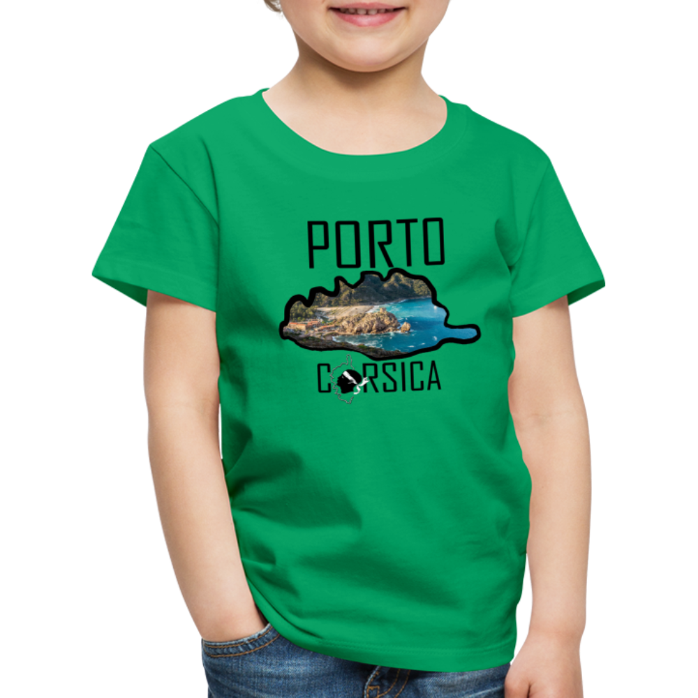 T-shirt Premium Enfant Porto Corsica - Ochju Ochju vert / 98/104 (2 ans) SPOD T-shirt Premium Enfant T-shirt Premium Enfant Porto Corsica