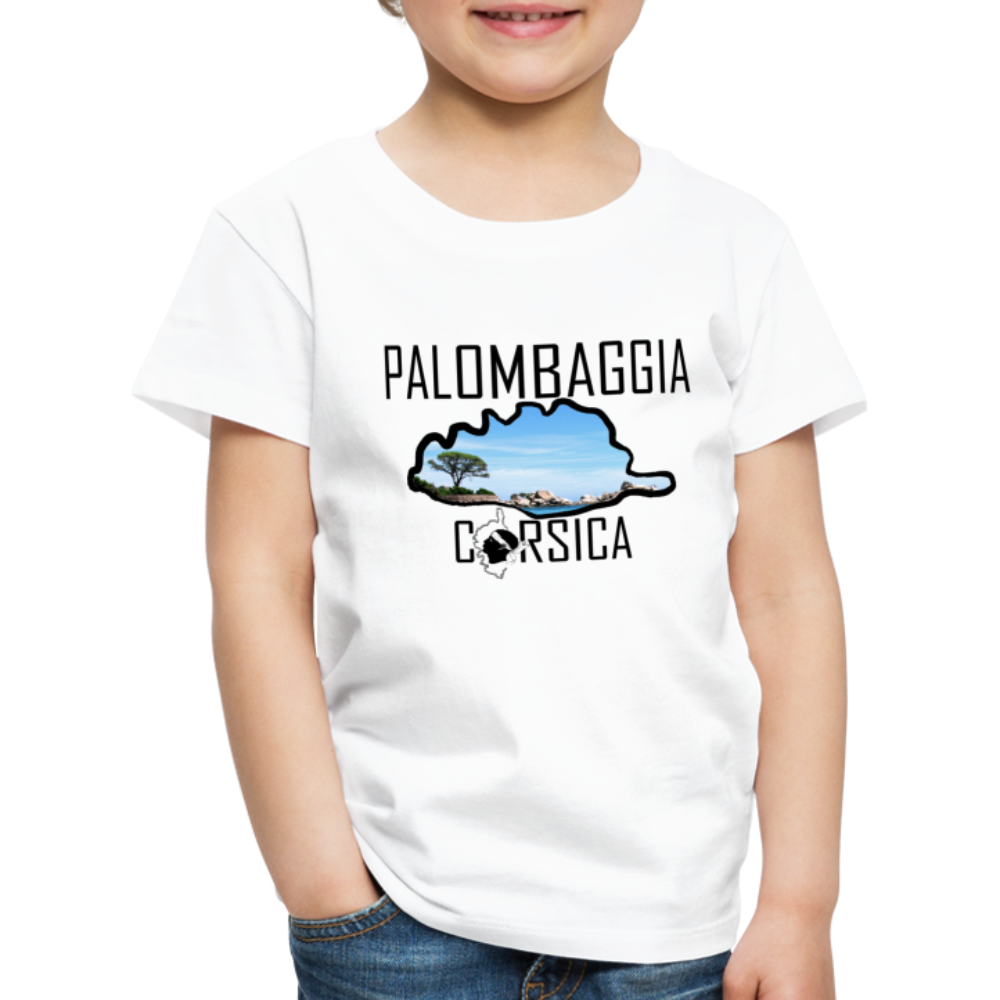 T-shirt Premium Enfant Palombaggia Corsica - Ochju Ochju blanc / 98/104 (2 ans) SPOD T-shirt Premium Enfant T-shirt Premium Enfant Palombaggia Corsica
