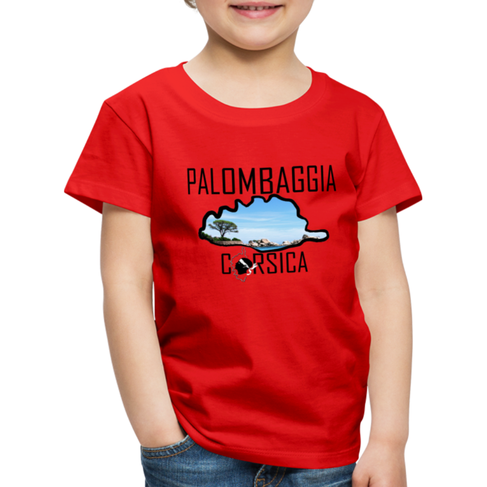 T-shirt Premium Enfant Palombaggia Corsica - Ochju Ochju rouge / 98/104 (2 ans) SPOD T-shirt Premium Enfant T-shirt Premium Enfant Palombaggia Corsica