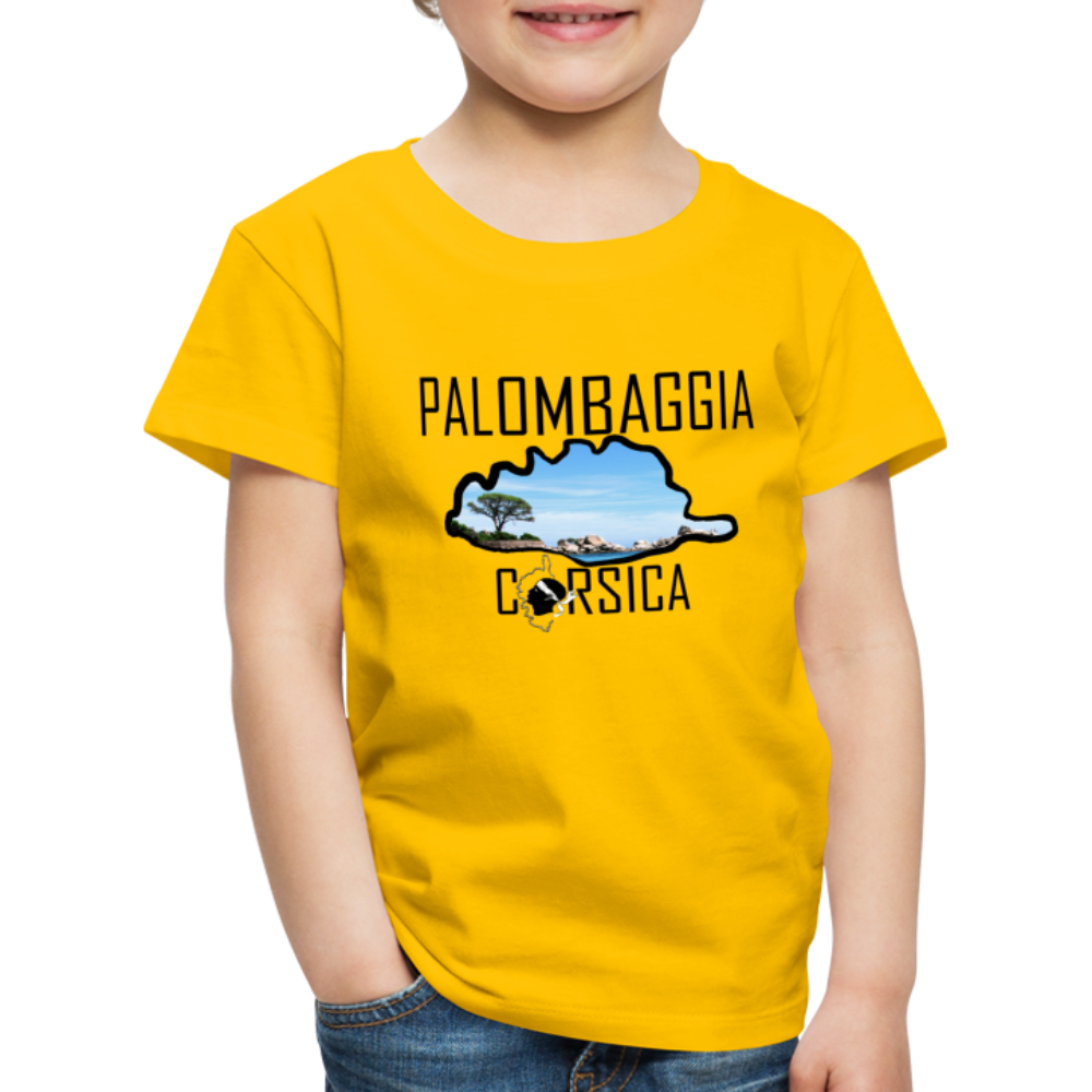 T-shirt Premium Enfant Palombaggia Corsica - Ochju Ochju jaune soleil / 98/104 (2 ans) SPOD T-shirt Premium Enfant T-shirt Premium Enfant Palombaggia Corsica