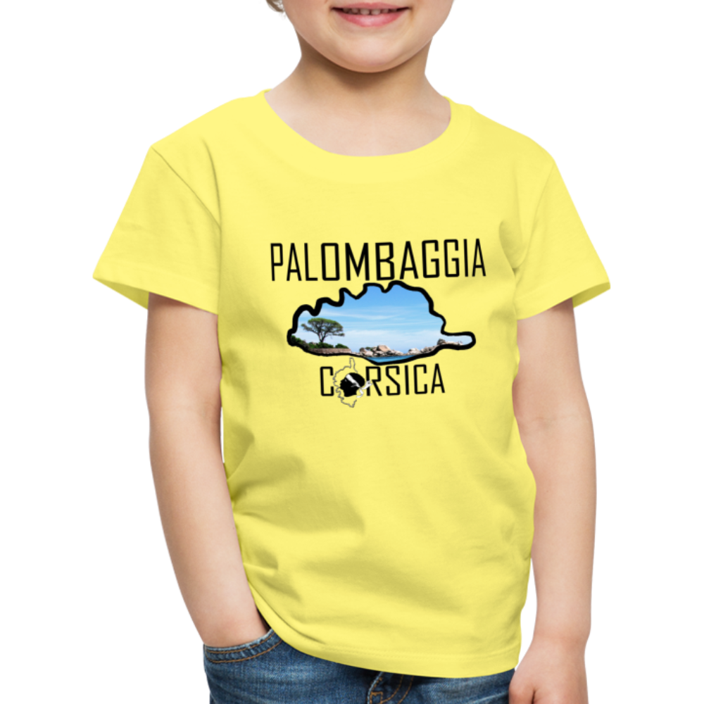 T-shirt Premium Enfant Palombaggia Corsica - Ochju Ochju jaune / 98/104 (2 ans) SPOD T-shirt Premium Enfant T-shirt Premium Enfant Palombaggia Corsica