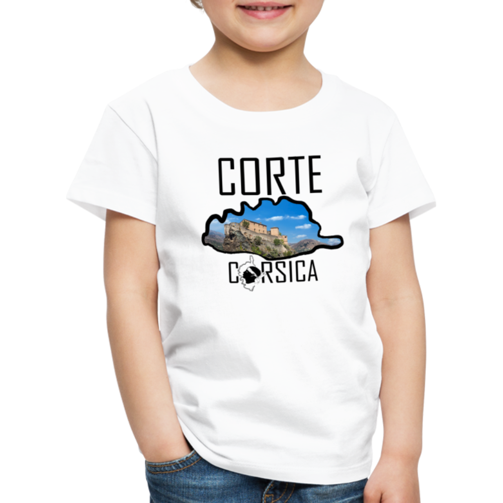 T-shirt Premium Enfant Corte Corsica - Ochju Ochju blanc / 98/104 (2 ans) SPOD T-shirt Premium Enfant T-shirt Premium Enfant Corte Corsica