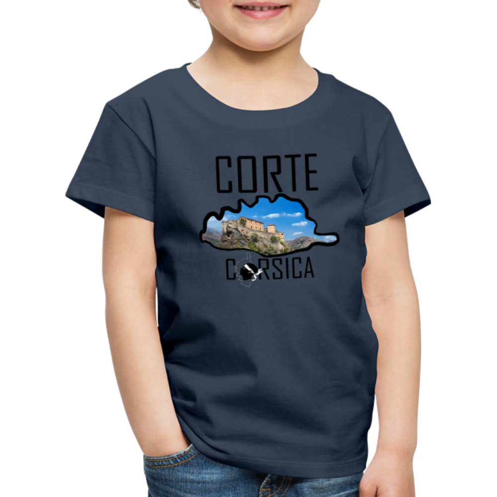 T-shirt Premium Enfant Corte Corsica - Ochju Ochju bleu marine / 98/104 (2 ans) SPOD T-shirt Premium Enfant T-shirt Premium Enfant Corte Corsica