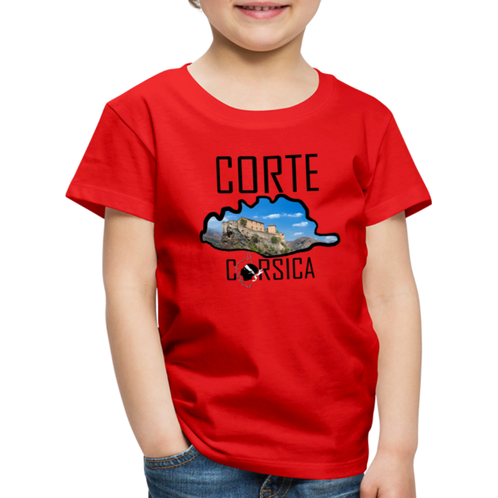 T-shirt Premium Enfant Corte Corsica - Ochju Ochju rouge / 98/104 (2 ans) SPOD T-shirt Premium Enfant T-shirt Premium Enfant Corte Corsica