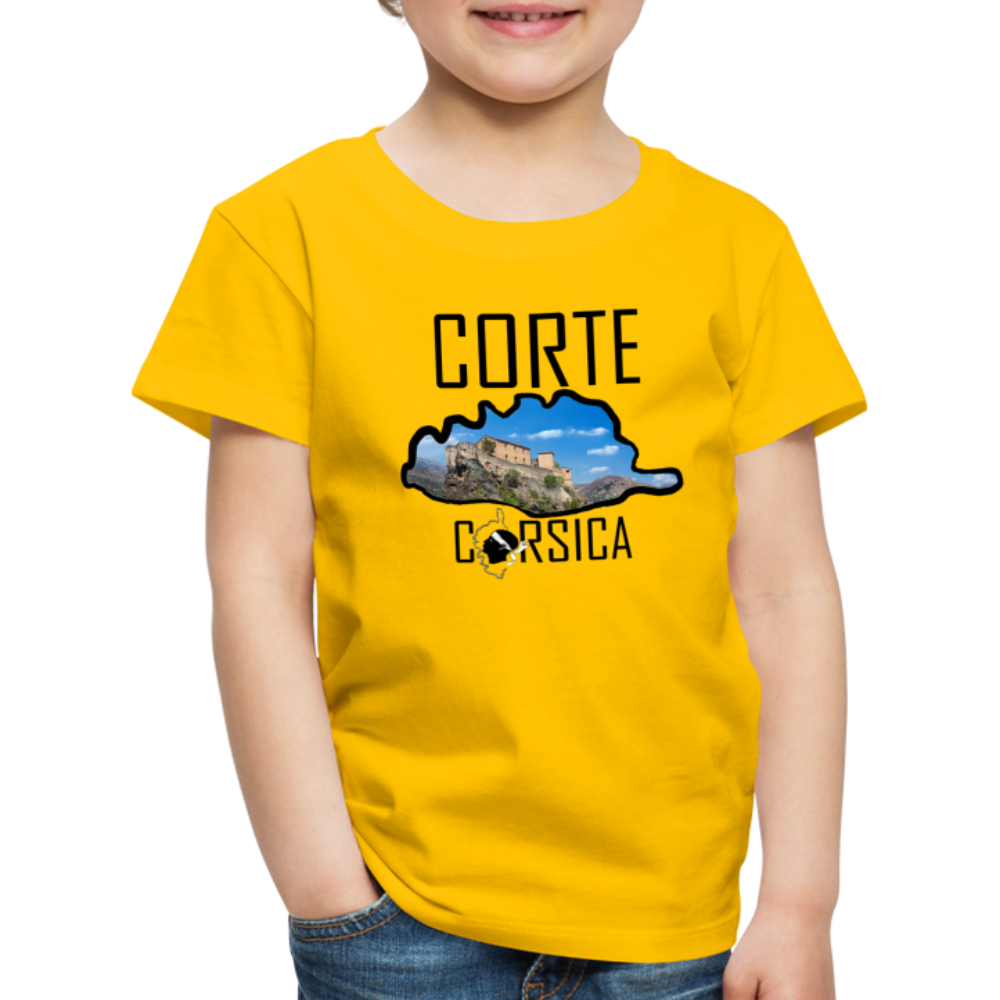 T-shirt Premium Enfant Corte Corsica - Ochju Ochju jaune soleil / 98/104 (2 ans) SPOD T-shirt Premium Enfant T-shirt Premium Enfant Corte Corsica