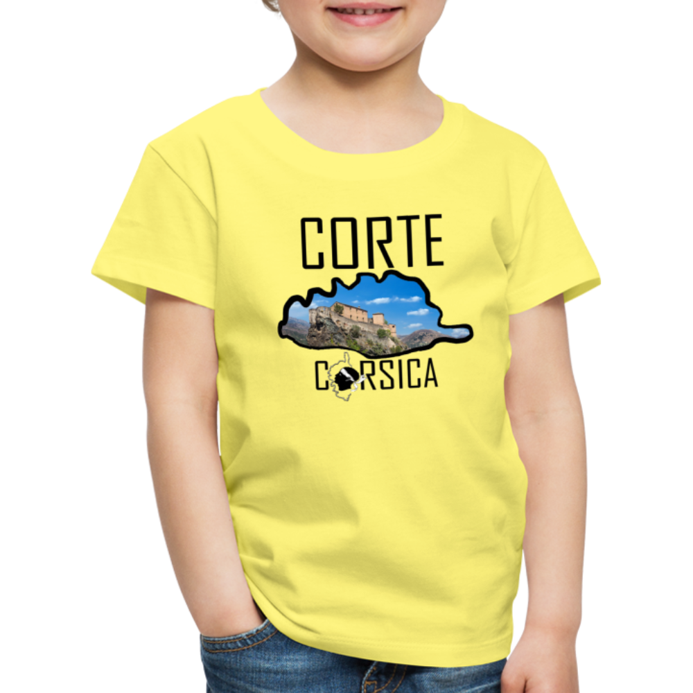 T-shirt Premium Enfant Corte Corsica - Ochju Ochju jaune / 98/104 (2 ans) SPOD T-shirt Premium Enfant T-shirt Premium Enfant Corte Corsica